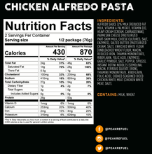 Load image into Gallery viewer, Chicken Alfredo Pasta