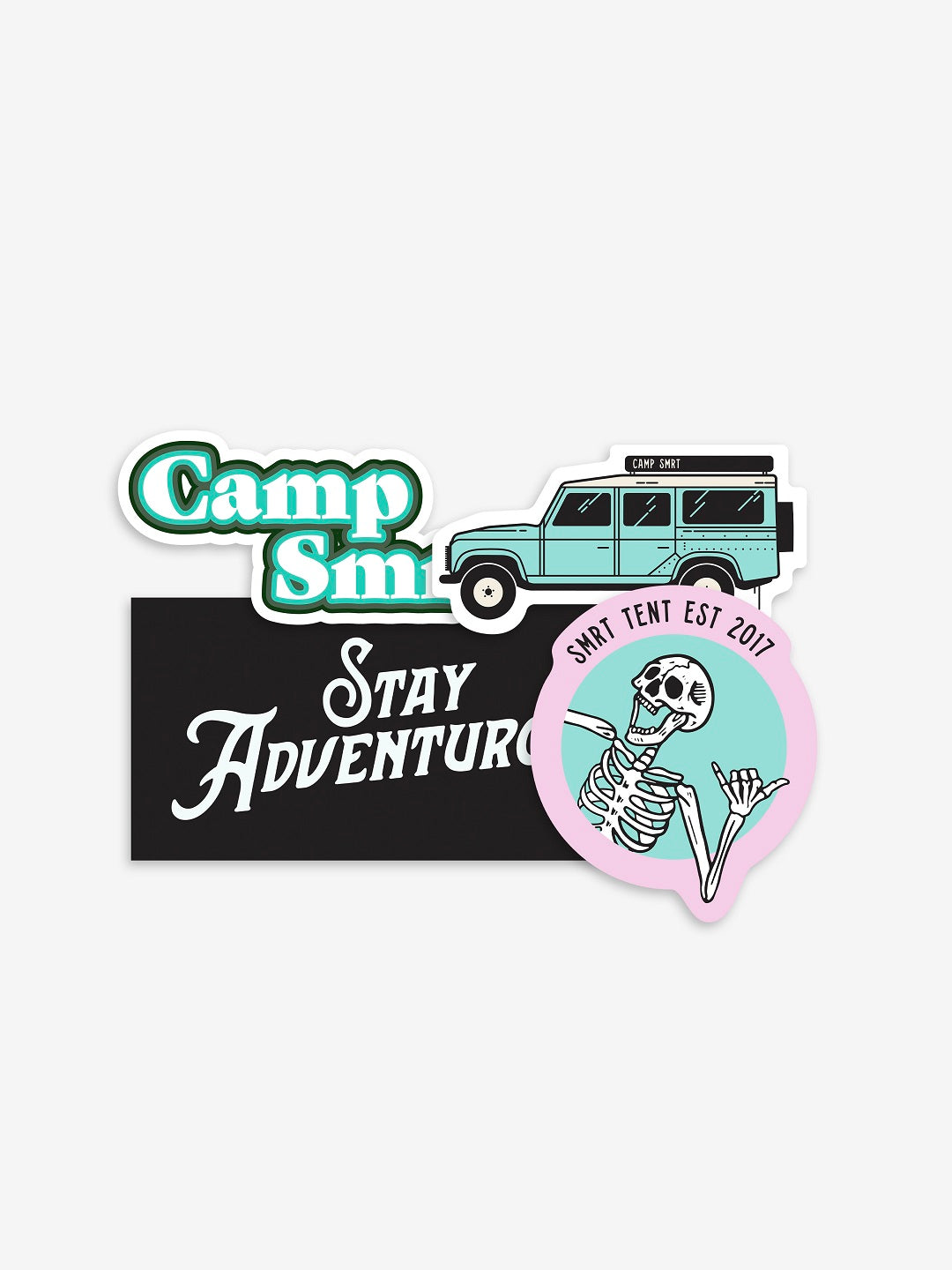 SMRT Tent Sticker 4 Pack 🔢 – SMRT Tent Inc.