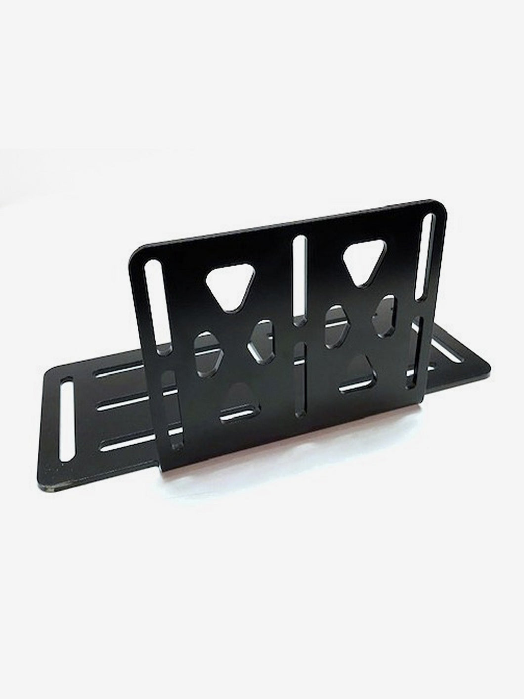 Pictured is a black Platform Rack Mount made from Steel. Perfect for your Canada roof top tent camping trip! Available for sale by SMRT Tent in Edmonton, Canada.